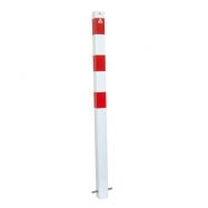 z�brana vjezdu  �tverhrann� 70x70mm, b�lo�erven�, 1300mm 95