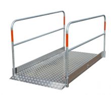 bezpe�nostn� m�stek ocelovo hlin�kov�, ���ka 1,2m, d�lka 2,7