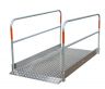 bezpe�nostn� m�stek (l�vka) hlin�kov�, ���ka 1,2m, d�lka 3,20 metru - idealmarket.cz
