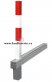 z�brana vjezdu z�pustn�, �ervenob�l�, uzamykateln� 70x70mm 1 - pohled 3 - www.idealmarket.cz