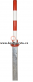 z�brana z�pustn�, �ervenob�l�, poloautomatick�, pr�m�r 76mm 2 - pohled 2 - www.idealmarket.cz