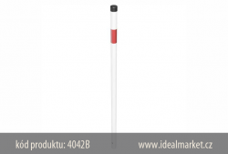z�brana vjezdu, b�lo�erven�, k zabetonov�n� 4042B
