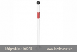 z�brana vjezdu, b�lo-�erven�, kotven� na hmo�dinky 4042PB