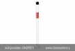 z�brana vjezdu Ø42x2,5 mm, b�lo-�erven�, upevn�n� na �rouby, jedna osa, celkov� d�lka 900mm, k�d produktu 4042PB-1, www.idealmarket.cz