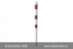 z�brana vjezdu b�lo-�erven� k zabetonov�n� 460B