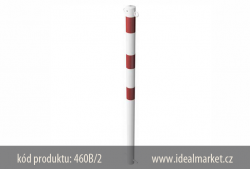 z�brana vjezdu b�lo-�erven� k zabetonov�n� 460B-2