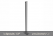 z�brana vjezdu Ø60x2,5 mm, ��rov� zinkovan�, upevn�n� na �rouby, bez osy, celkov� d�lka 900mm, k�d produktu 460P, www.idealmarket.cz