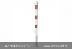 z�brana vjezdu b�lo-�erven�, vyj�mateln�, 460FB-2