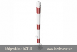 z�brana vjezdu b�lo-�erven�, sklopn�, 460FUB