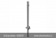 z�brana vjezdu Ø60x2,5 mm, ��rov� zinkovan�, sklopn�, upevn�n� na hmo�dinky a k zabetonov�n� obj�mky, 900mm nad zem�, cylindrick� z�mek, bez osy, k�d produktu 460UZH, www.idealmarket.cz
