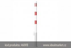 z�brana vjezdu b�lo-�erven�, v�suvn�, 460VB