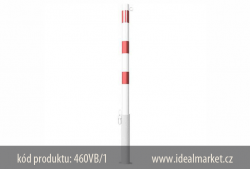 z�brana vjezdu b�lo-�erven�, v�suvn�, 460VB-1