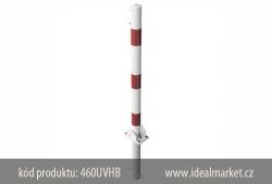 z�brana vjezdu b�lo-�erven�, sklopn�, 460UVHB