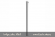 z�brana vjezdu ��rov� zinkovan�, Ø76x2,6 mm, ur�ena k zabetonov�n�, celkov� d�lka 1400mm, jedna osa, k�d produktu 476-1, www.idealmarket.cz