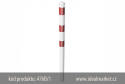 z�brana vjezdu b�lo-�erven� k zabetonov�n� 476B-1