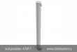 z�brana vjezdu ��rov� zinkovan�, Ø76x2,6 mm, kotven� na hmo�dinky, celkov� d�lka 900mm, jedna osa, k�d produktu 476P-1, www.idealmarket.cz