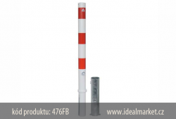 z�brana vjezdu b�lo-�erven�, vyj�mateln�, 476FB