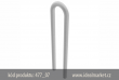 obloukov� z�brana vjezdu, ��rov� zinkovan�, Ø76x2,6mm, ur�en� k zabetonov�n�, d�lka 400mm, v��ka 1500mm, k�d produktu 477_07, www.idealmarket.cz