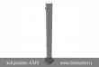 z�brana vjezdu ��rov� zinkovan�, Ø76x2,6 mm, sklopn�, uzamykateln� na trojhran, d�lka nad zem� 900mm, k�d produktu 476FU, www.idealmarket.cz