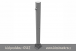 z�brana vjezdu ��rov� zinkovan�, Ø76x2,6 mm, sklopn�, uzamykateln� na cylindrov� z�mek, d�lka nad zem� 900mm, kotv�n� na hmo�dinky, k�d produktu 476UZ, www.idealmarket.cz