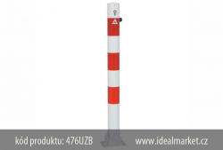 z�brana vjezdu b�lo-�erven�, sklopn�, 476UZB