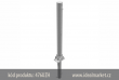 z�brana vjezdu ��rov� zinkovan�, Ø76x2,6 mm, sklopn�, kotven� na hmo�dinky, v�etn� obj�mky k zabetonov�n�, uzamykateln� na cylindrov� z�mek, d�lka nad zem� 900mm, k�d produktu 476UZH, www.idealmarket.cz