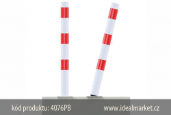 z�brana vjezdu b�lo-�erven�, v�kyvn� 4076PB