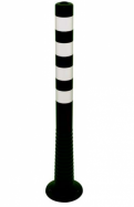 flexibiln� z�brana, sloupek v��ka 1000mmx80mm, �erno-b�l� 1