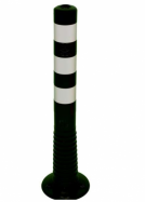 flexibiln� z�brana, sloupek v��ka 750mmx 80mm, �erno-b�l� 2