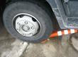 flexibiln� z�brana, sloupek v��ka 450mm, pr�m�r 80mm, �erno-b�l� 3 - pohled 2 - www.idealmarket.cz