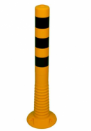flexibiln� z�brana, sloupek v��ka 750mmx80mm, �luto-�ern� 2