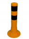 flexibiln� z�brana, sloupek v��ka 450mm, pr�m�r 80mm, �luto-�ern� 3 - www.idealmarket.cz