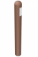 plastov� patn�k pr�m�r 150mm, v��ka 1500mm, s reflektory, hn�d� barva 5 - pohled 3 - www.idealmarket.cz