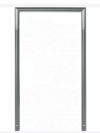 nerezov� dr��k z trubky pr�m�r 48mm, 1200x700mm 2