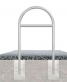 univers�ln� ocelov� oblouk s podp�rou, v��ka 1200mm, s nosn�kem 9 - pohled 2 - www.idealmarket.cz