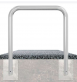 obloukov� z�brana vjezdu, ��rov� zinkovan�, Ø76x2,6mm, ur�en� k zabetonov�n�, d�lka 2000mm, v��ka 1500mm, k�d produktu 475_20, www.idealmarket.cz