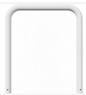 obloukov� z�brana, trubka pr�m�r 76mm, 1000x1000mm 59
