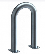 obloukov� z�brana ocelov�, 400x650mm, na hmo�dinky 67