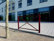 prvek m�stsk�ho plotu 1000x1200mm, k zabetonov�n�, ploch� hlava 7 - pohled 3 - www.idealmarket.cz