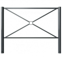 prvek m�stsk�ho plotu 1500x1200mm, k zabetonov�n� 8