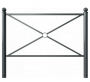 samostatn� prvek m�stsk�ho plotu 1500x1200mm, k zabetonov�n�, ozdobn� hlava 10 - pohled 1 - www.idealmarket.cz