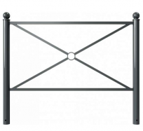prvek m�stsk�ho plotu 1500x1200mm, k zabetonov�n� 10