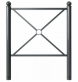 samostatn� prvek m�stsk�ho plotu 1000x1200mm, k zabetonov�n�, kulat� hlava 9 - pohled 1 - www.idealmarket.cz