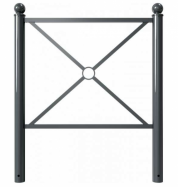 prvek m�stsk�ho plotu 1000x1200mm, k zabetonov�n�, ozdobn� 9