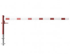 oto�n� vyztu�en� z�vora 3500mm, trojhran, b�lo-�erven� 5