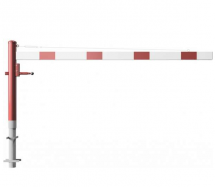 oto�n�  z�vora 2500mm, cylindrick� z�mek, b�lo-�erven� 3