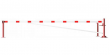 oto�n� z�vora s pevnou podp�rou, 6000mm, visac� z�mek 7 - pohled 2 - www.idealmarket.cz