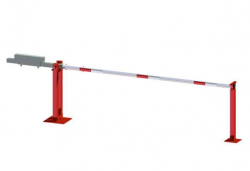 z�vora s protiz�va��m a podp�rou, 4000mm s visac�m z�mkem 2