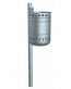 odpadkov� ko� kulat�, v�etn� sloupku 8 - pohled 1 - www.idealmarket.cz