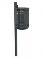 odpadkov� ko� kulat�, v�etn� sloupku, barven� 10